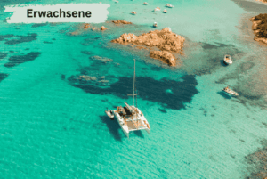 Erwachsene Sardinien Katamaran Mitsegeln